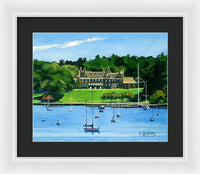 New York Yacht Club Newport Rhode Island - Framed Print