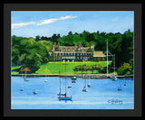 New York Yacht Club Newport Rhode Island - Framed Print