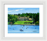 New York Yacht Club Newport Rhode Island - Framed Print