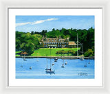 New York Yacht Club Newport Rhode Island - Framed Print