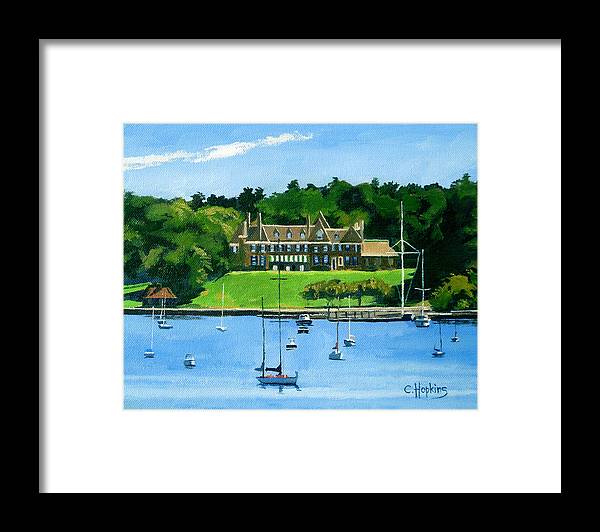 New York Yacht Club Newport Rhode Island - Framed Print