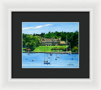 New York Yacht Club Newport Rhode Island - Framed Print