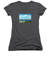 Newport Bridge Newport Rhode Island - Women's V-Neck