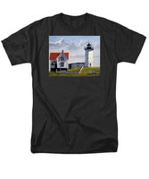 Nubble Lighthouse Maine - Men's T-Shirt  (Regular Fit)