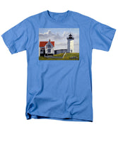 Nubble Lighthouse Maine - Men's T-Shirt  (Regular Fit)