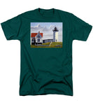 Nubble Lighthouse Maine - Men's T-Shirt  (Regular Fit)