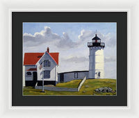 Nubble Lighthouse Maine - Framed Print