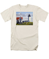 Nubble Lighthouse Maine - Men's T-Shirt  (Regular Fit)