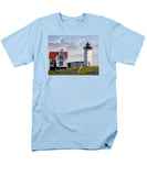 Nubble Lighthouse Maine - Men's T-Shirt  (Regular Fit)