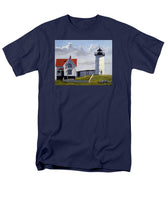 Nubble Lighthouse Maine - Men's T-Shirt  (Regular Fit)