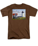 Nubble Lighthouse Maine - Men's T-Shirt  (Regular Fit)