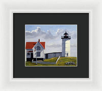 Nubble Lighthouse Maine - Framed Print