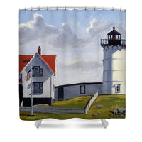 Nubble Lighthouse Maine - Shower Curtain