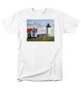 Nubble Lighthouse Maine - Men's T-Shirt  (Regular Fit)