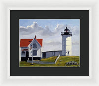 Nubble Lighthouse Maine - Framed Print