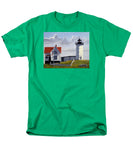 Nubble Lighthouse Maine - Men's T-Shirt  (Regular Fit)