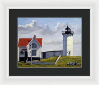 Nubble Lighthouse Maine - Framed Print