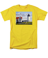 Nubble Lighthouse Maine - Men's T-Shirt  (Regular Fit)