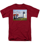 Nubble Lighthouse Maine - Men's T-Shirt  (Regular Fit)