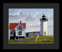 Nubble Lighthouse Maine - Framed Print