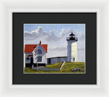 Nubble Lighthouse Maine - Framed Print