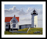 Nubble Lighthouse Maine - Framed Print