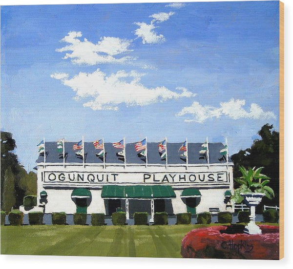 Ogunquit Playhouse Ogunquit Maine - Wood Print