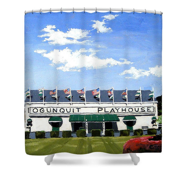 Ogunquit Playhouse Ogunquit Maine - Shower Curtain