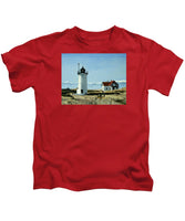 Race Point Lighthouse Provincetown Cape Cod Massachusetts - Kids T-Shirt