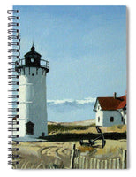 Race Point Lighthouse Provincetown Cape Cod Massachusetts - Spiral Notebook