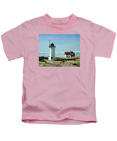 Race Point Lighthouse Provincetown Cape Cod Massachusetts - Kids T-Shirt