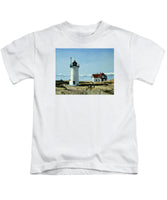 Race Point Lighthouse Provincetown Cape Cod Massachusetts - Kids T-Shirt