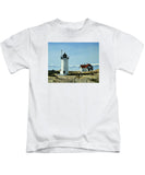 Race Point Lighthouse Provincetown Cape Cod Massachusetts - Kids T-Shirt