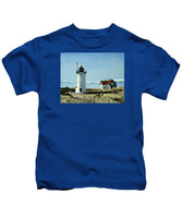 Race Point Lighthouse Provincetown Cape Cod Massachusetts - Kids T-Shirt