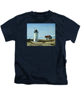 Race Point Lighthouse Provincetown Cape Cod Massachusetts - Kids T-Shirt