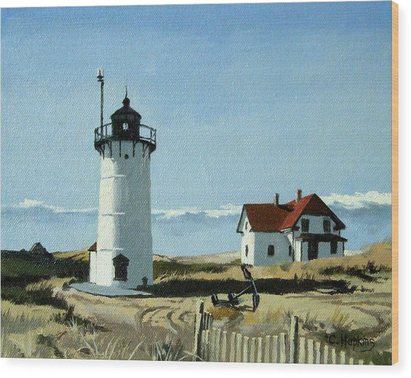 Race Point Lighthouse Provincetown Cape Cod Massachusetts - Wood Print