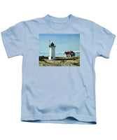 Race Point Lighthouse Provincetown Cape Cod Massachusetts - Kids T-Shirt