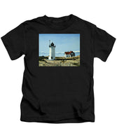 Race Point Lighthouse Provincetown Cape Cod Massachusetts - Kids T-Shirt