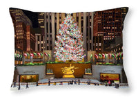 Rockefeller Center - New York City - Throw Pillow