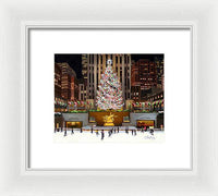 Rockefeller Center - New York City - Framed Print