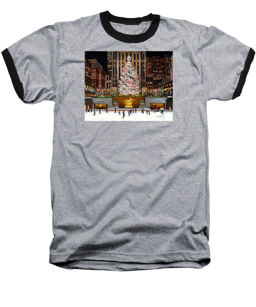 Rockefeller Center - New York City - Baseball T-Shirt