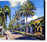 Rodeo Drive - Beverly Hills, California - Canvas Print