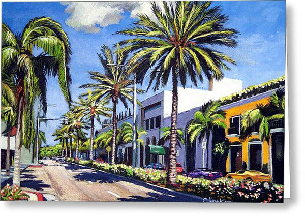 Rodeo Drive - Beverly Hills, California - Greeting Card