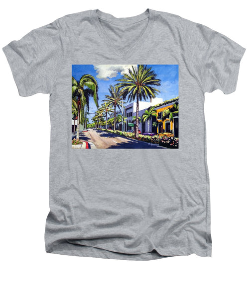 Rodeo Drive - Beverly Hills, California - Men's V-Neck T-Shirt