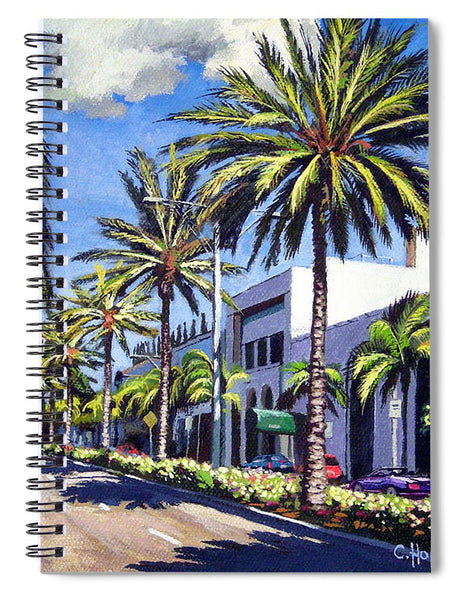 Rodeo Drive - Beverly Hills, California - Spiral Notebook