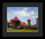 Saint Clements Castle Portland Connecticut - Framed Print