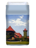 Saint Clements Castle Portland Connecticut - Duvet Cover