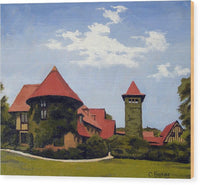 Saint Clements Castle Portland Connecticut - Wood Print