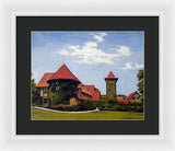 Saint Clements Castle Portland Connecticut - Framed Print