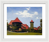 Saint Clements Castle Portland Connecticut - Framed Print